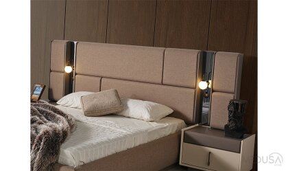 Medusa Home Mobilya - Heritage Krem & Gri Yatak Odası