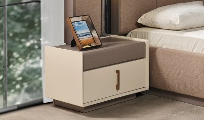 Medusa Home Mobilya - Heritage Krem & Gri Yatak Odası