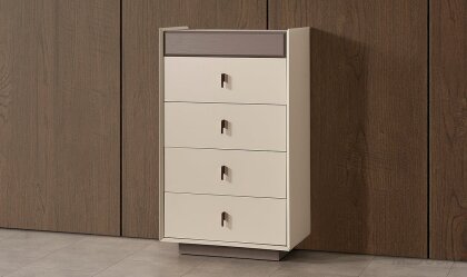 Medusa Home Mobilya - Heritage Krem & Gri Yatak Odası