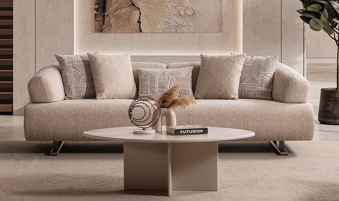Medusa Home Mobilya - Hernes Üçlü Koltuk