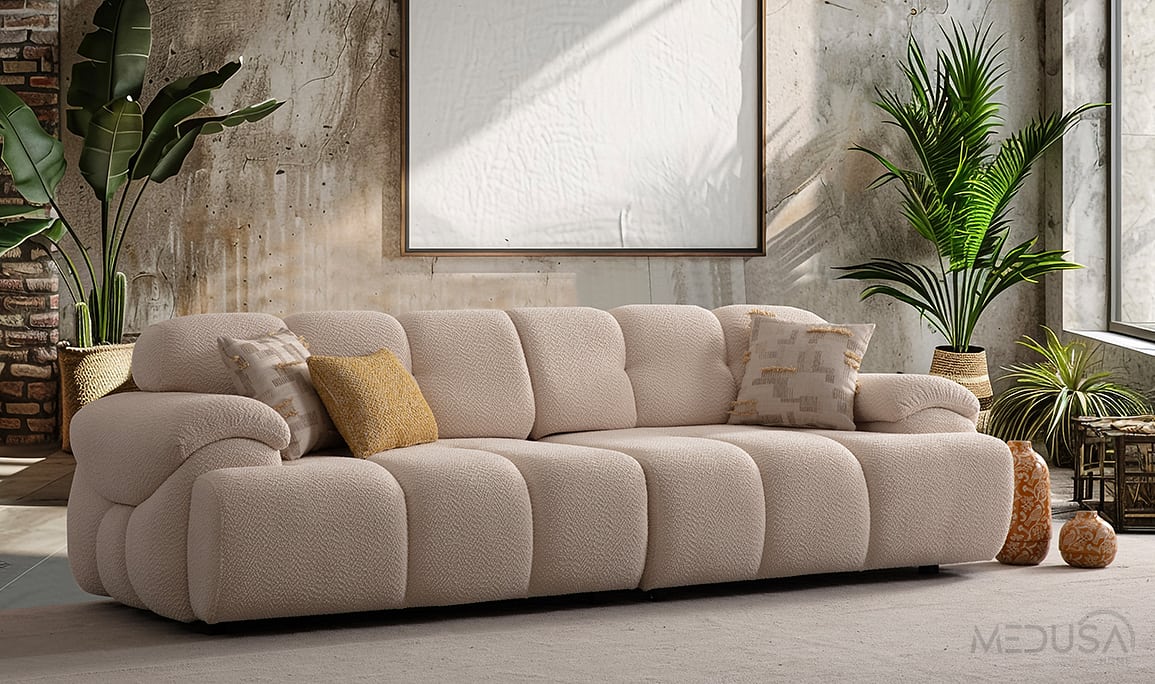 Medusa Home Mobilya - Hestia Premium Dörtlü Koltuk