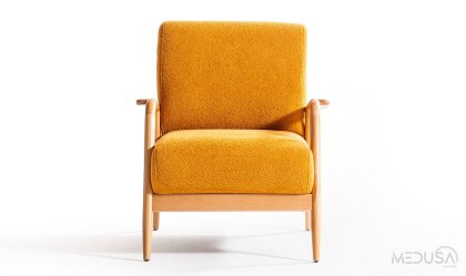 Medusa Home Mobilya - Hira Ahşap Berjer