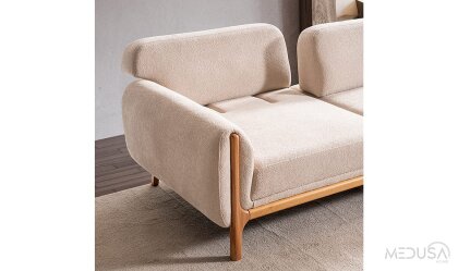 Medusa Home Mobilya - Hira Üçlü Koltuk