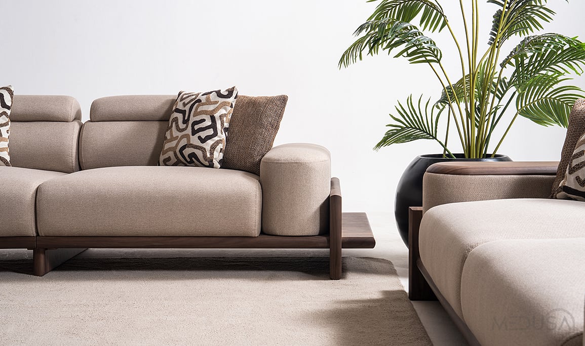 Medusa Home Mobilya - Hisar Kahve Beşli Koltuk