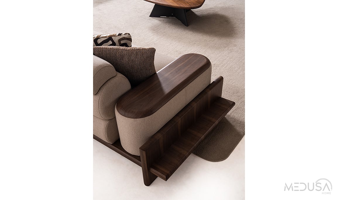 Medusa Home Mobilya - Hisar Kahve Beşli Koltuk