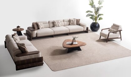 Medusa Home - Hisar Krem Koltuk Takımı Medusa Home - Hisar Krem Koltuk Takımı