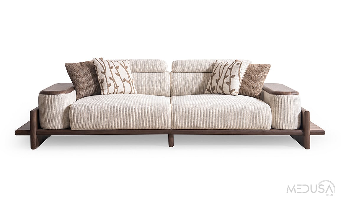 Medusa Home Mobilya - Hisar Krem Koltuk Takımı