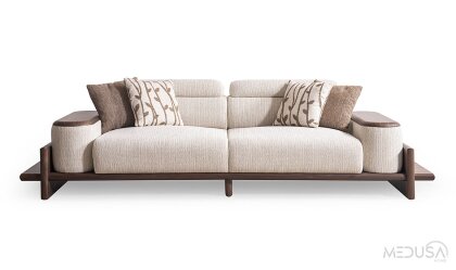 Medusa Home Mobilya - Hisar Krem Koltuk Takımı