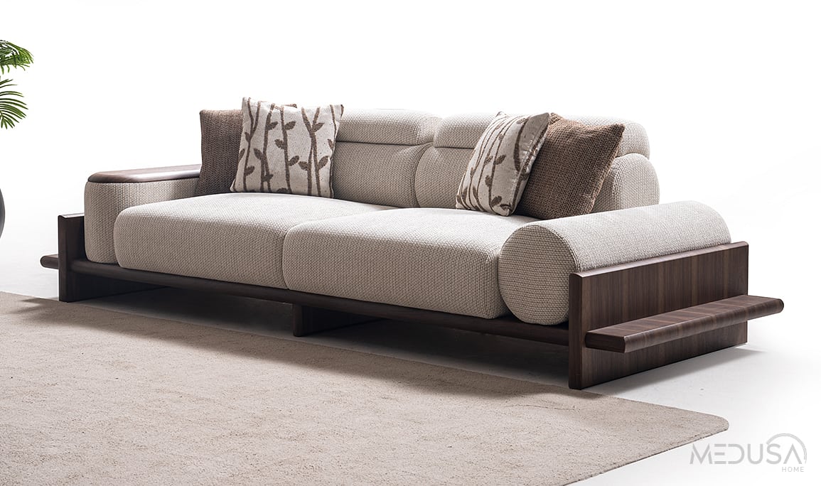 Medusa Home Mobilya - Hisar Krem Koltuk Takımı