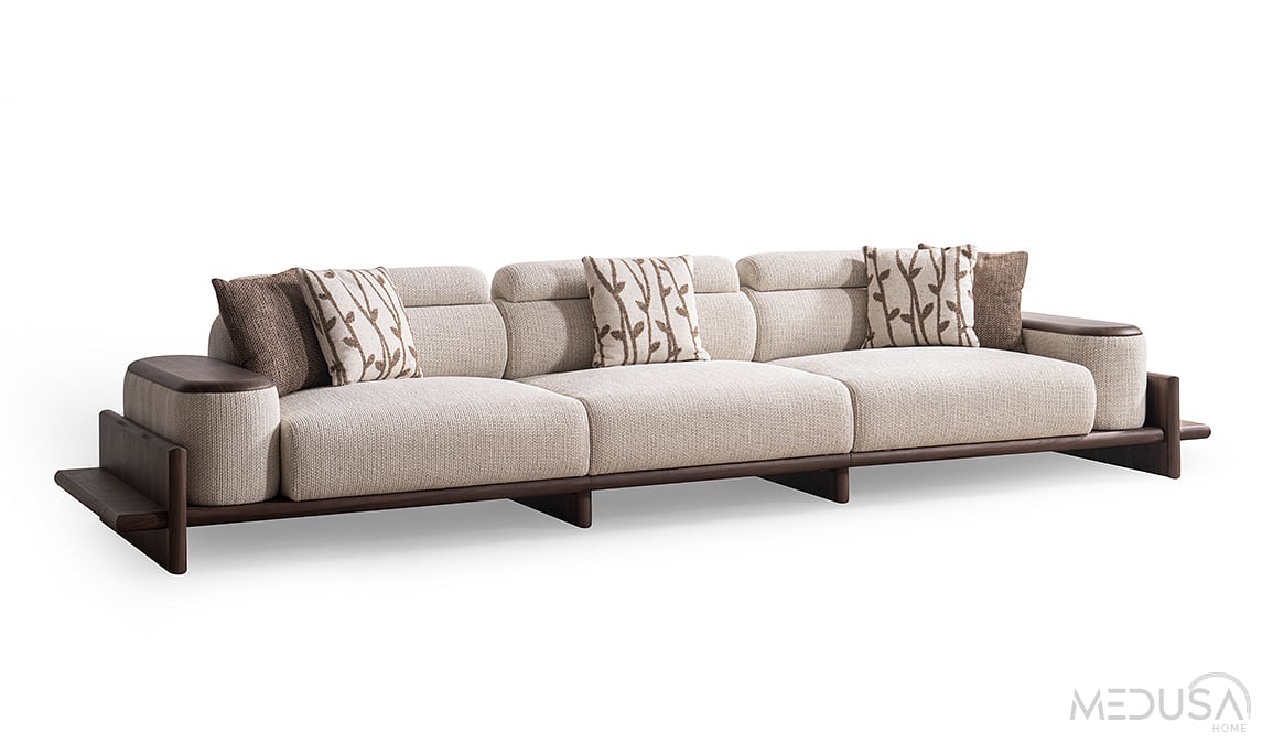 Medusa Home Mobilya - Hisar Krem Koltuk Takımı