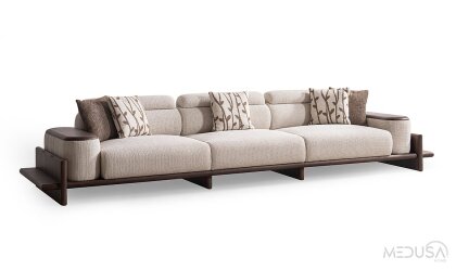 Medusa Home Mobilya - Hisar Krem Koltuk Takımı