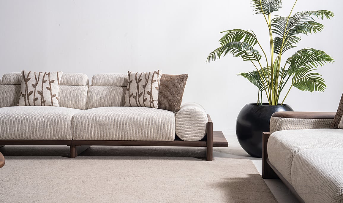 Medusa Home Mobilya - Hisar Krem Koltuk Takımı