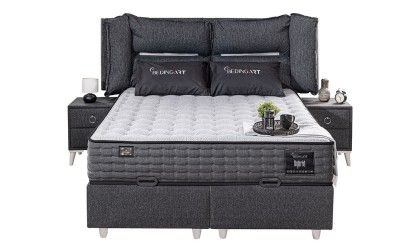 Medusa Home Mobilya - Hybrid Set Baza Başlık Yatak