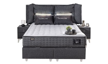 Medusa Home Mobilya - Hybrid Set Baza Başlık Yatak