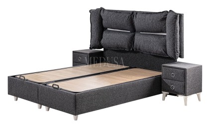 Medusa Home Mobilya - Hybrid Set Baza Başlık Yatak