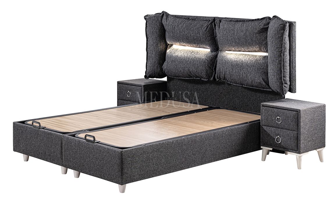 Medusa Home Mobilya - Hybrid Set Baza Başlık Yatak