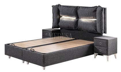 Medusa Home Mobilya - Hybrid Set Baza Başlık Yatak