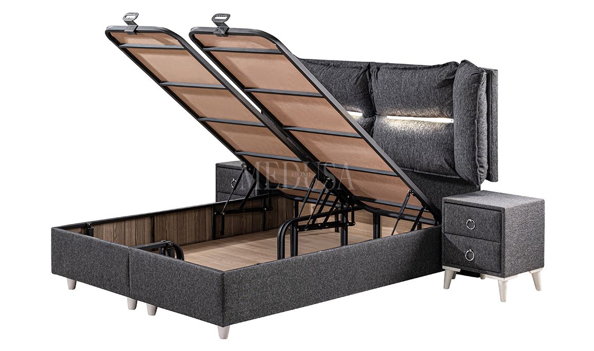 Medusa Home Mobilya - Hybrid Set Baza Başlık Yatak