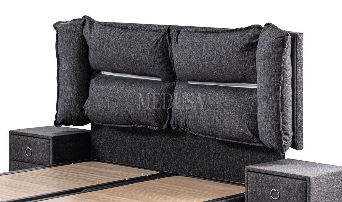 Medusa Home Mobilya - Hybrid Set Baza Başlık Yatak