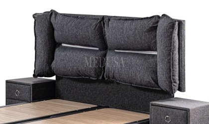 Medusa Home Mobilya - Hybrid Set Baza Başlık Yatak