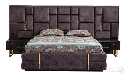 Medusa Home Mobilya - Ibiza Gold Karyola