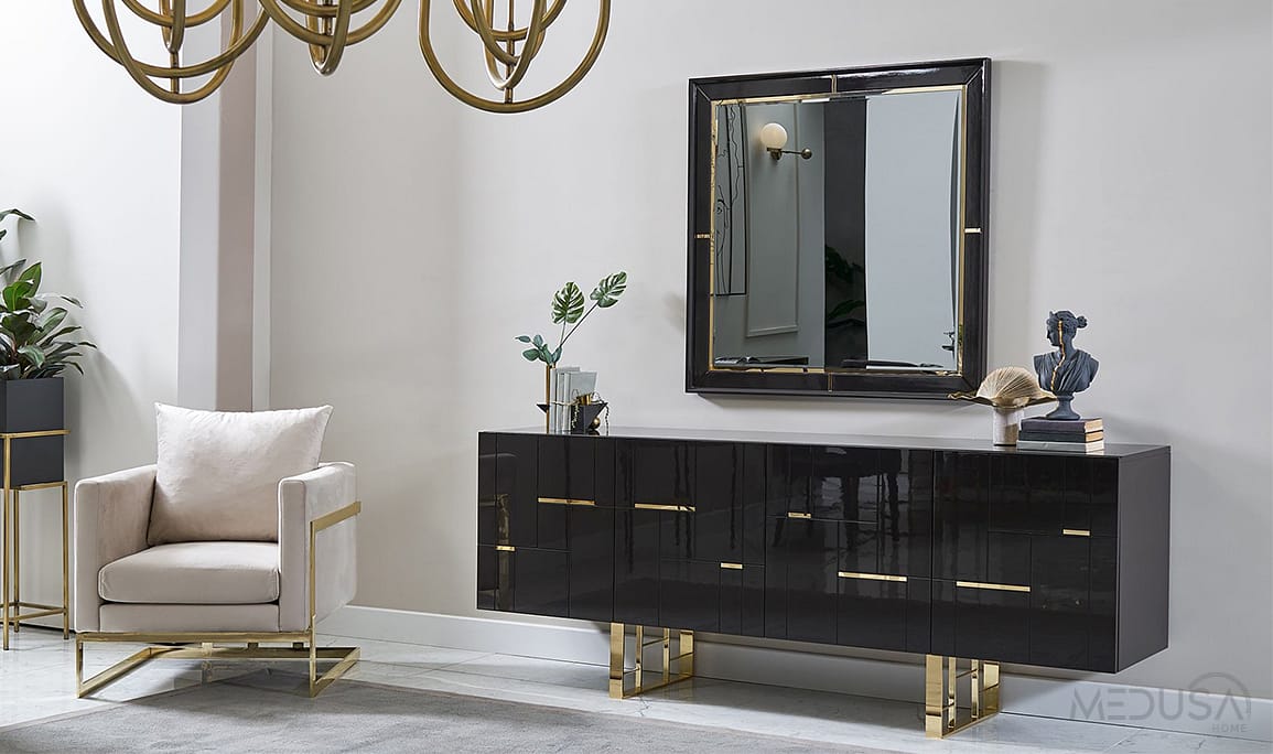 Medusa Home Mobilya - Ibiza Gold Konsol