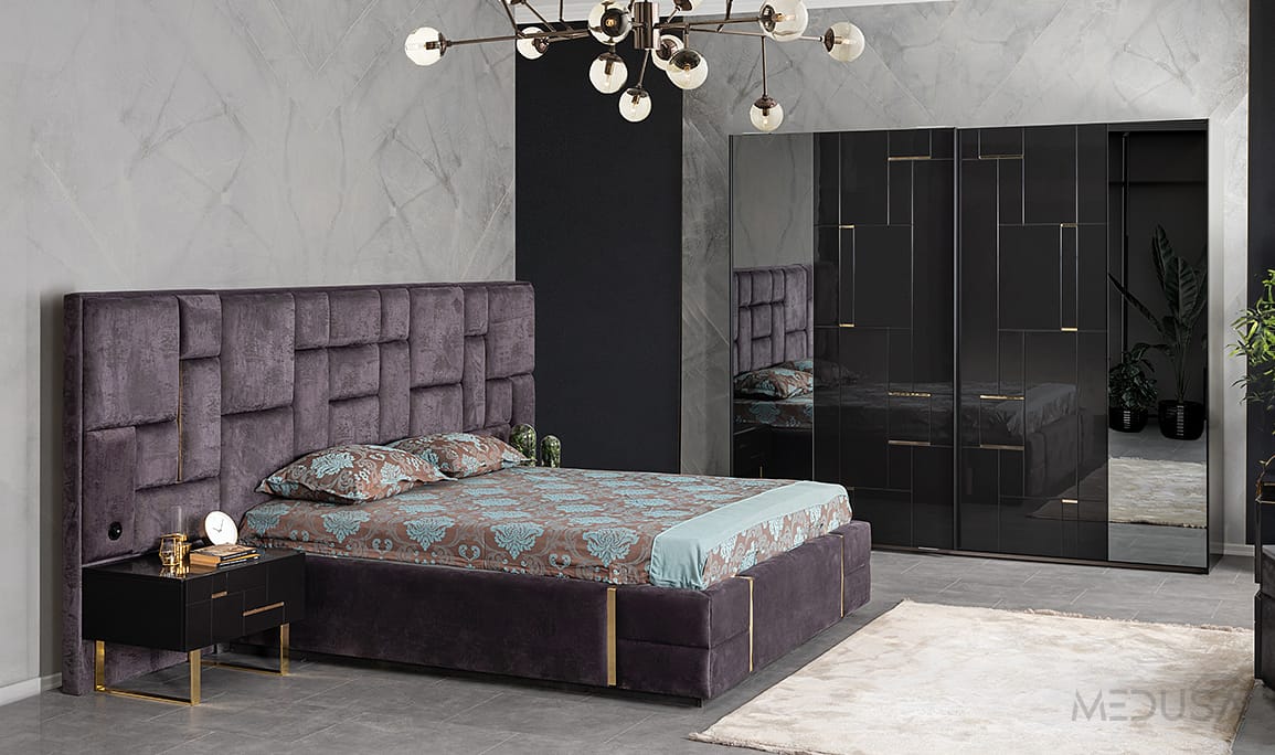 Medusa Home Mobilya - Ibiza Gold Yatak Odası