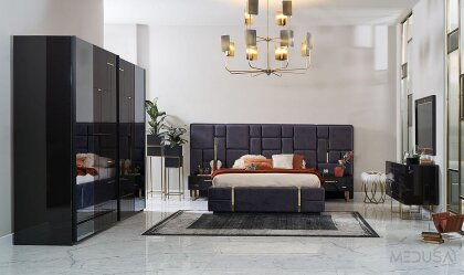 Medusa Home Mobilya - Ibiza Gold Yatak Odası