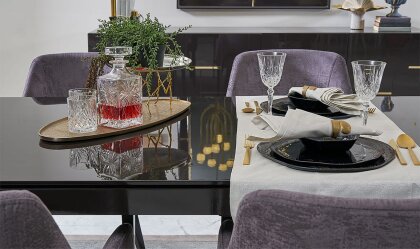 Medusa Home Mobilya - Ibiza Gold Yemek Masası