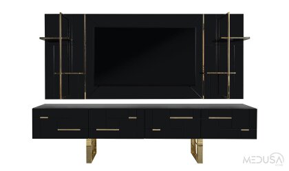 Medusa Home Mobilya - Ibiza Gold Yemek Odası