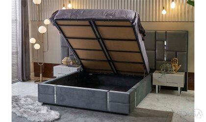 Medusa Home Mobilya - Ibiza Silver Karyola