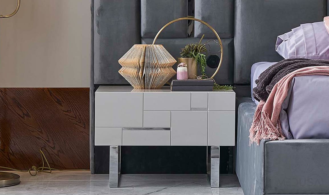 Medusa Home Mobilya - Ibiza Silver Karyola