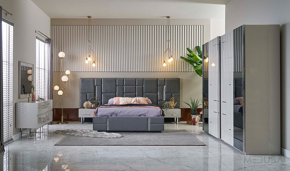 Medusa Home Mobilya - Ibiza Silver Yatak Odası