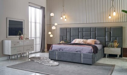 Medusa Home Mobilya - Ibiza Silver Yatak Odası