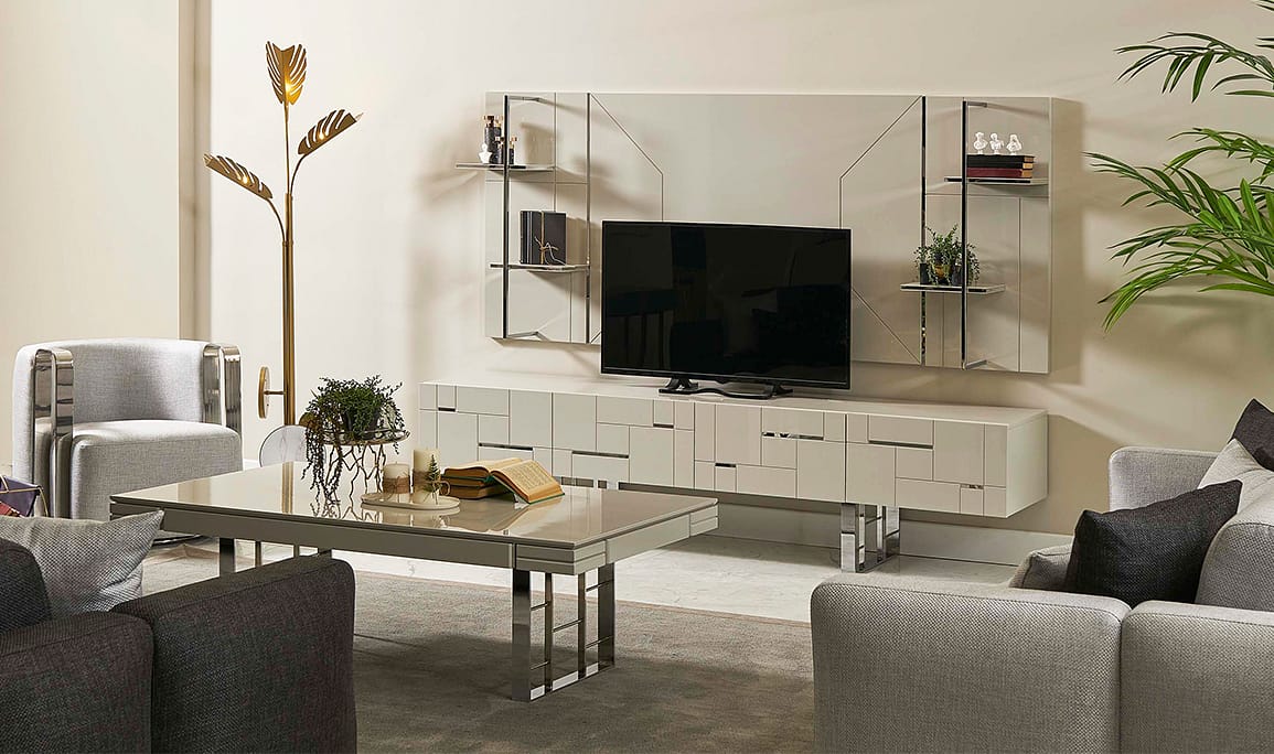 Medusa Home Mobilya - Ibiza Silver Yemek Odası