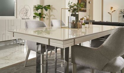 Medusa Home Mobilya - Ibiza Silver Yemek Odası