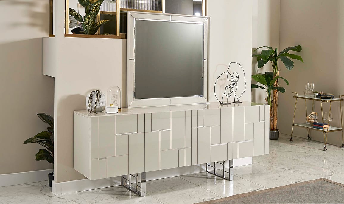 Medusa Home Mobilya - Ibiza Silver Yemek Odası