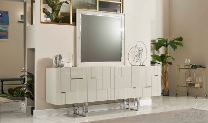 Medusa Home Mobilya - Ibiza Silver Yemek Odası