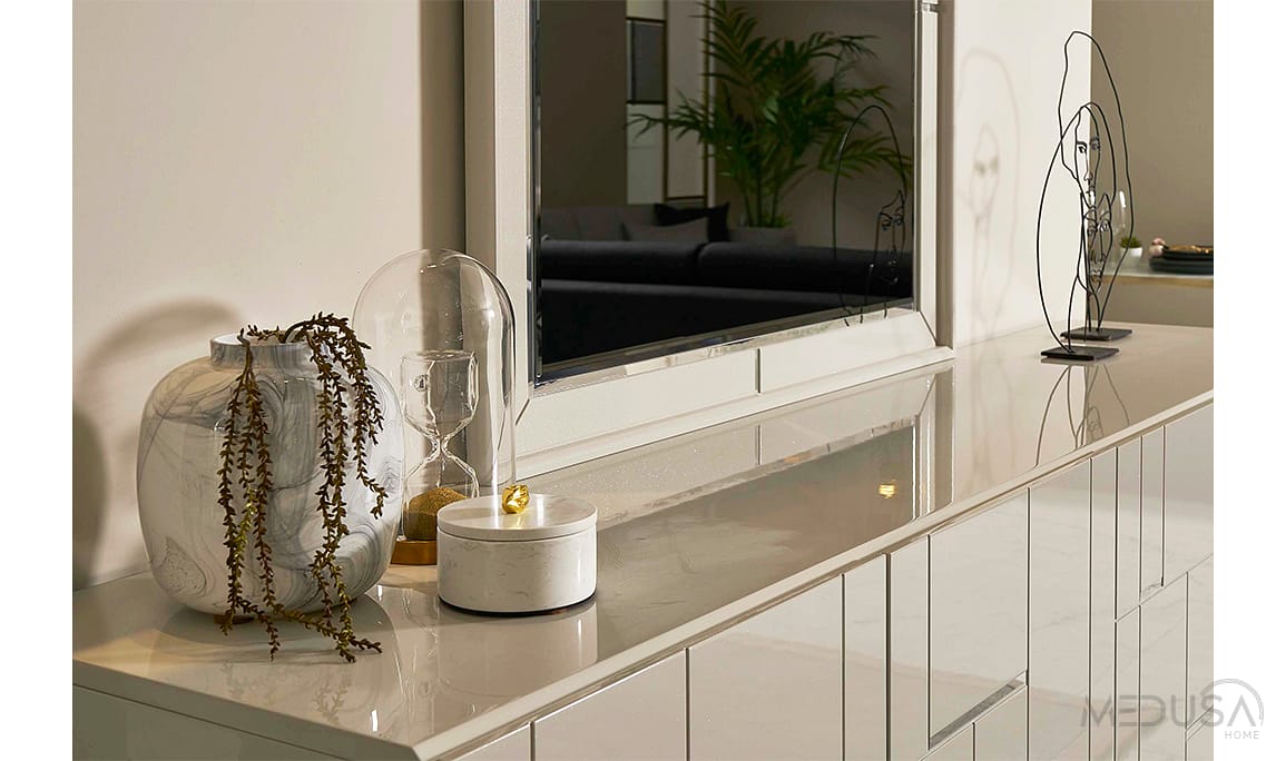 Medusa Home Mobilya - Ibiza Silver Yemek Odası