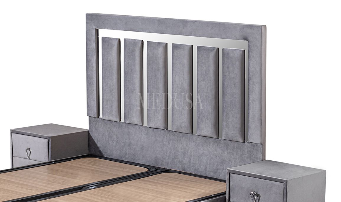 Medusa Home Mobilya - Ice Ocean Set Baza Başlık Yatak