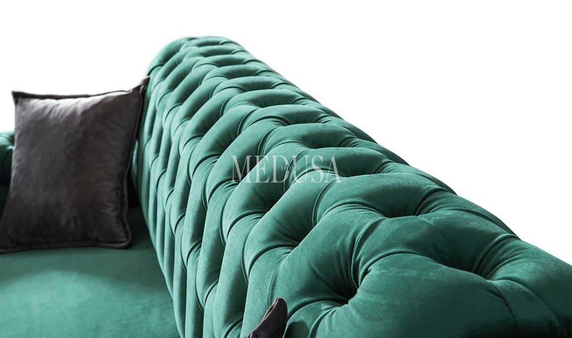 Medusa Home Mobilya - İcon Chester Üçlü Koltuk