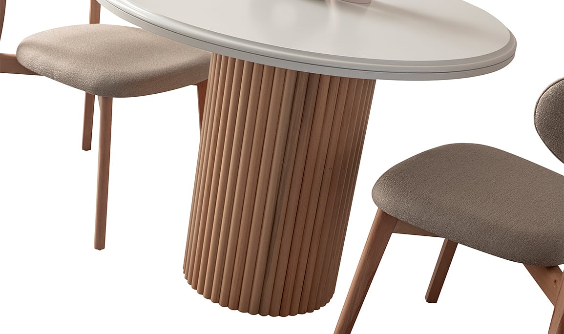 Medusa Home Mobilya - Icon Çıtalı Mutfak Masası