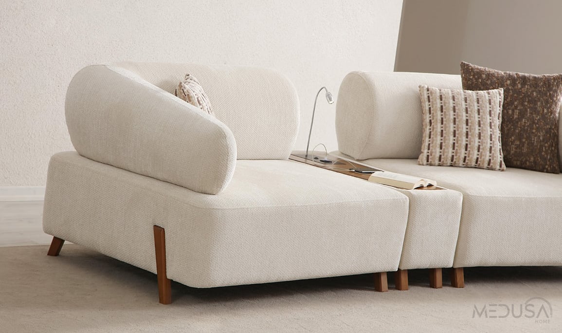 Medusa Home Mobilya - İlyora Wood Yataklı Koltuk Takımı