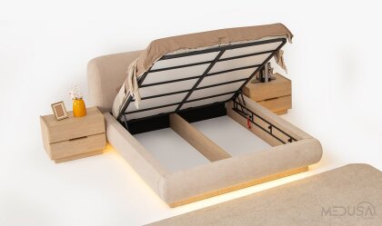 Medusa Home Mobilya - İmza Meşe Karyola