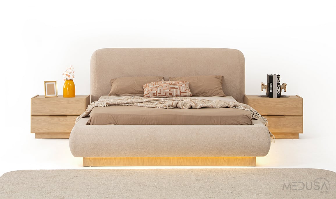 Medusa Home Mobilya - İmza Meşe Köşe Yatak Odası