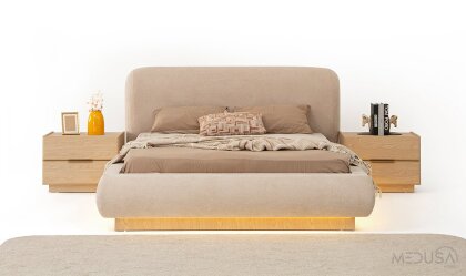 Medusa Home Mobilya - İmza Meşe Köşe Yatak Odası