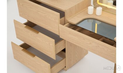 Medusa Home Mobilya - İmza Meşe Şifonyer