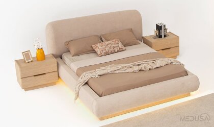 Medusa Home Mobilya - İmza Meşe Yatak Odası 