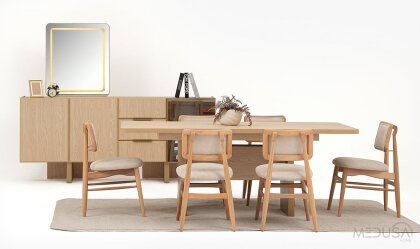 Medusa Home Mobilya - İmza Meşe Yemek Odası
