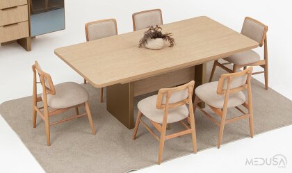 Medusa Home Mobilya - İmza Meşe Yemek Odası